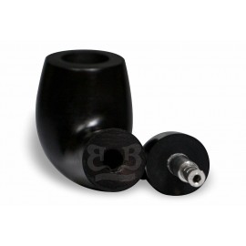 Cachimbo Bertoldi Elite Mini Preto com Filtro Permanente